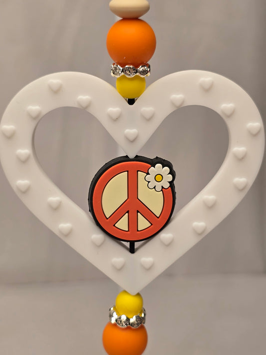 Floral Peace Sign